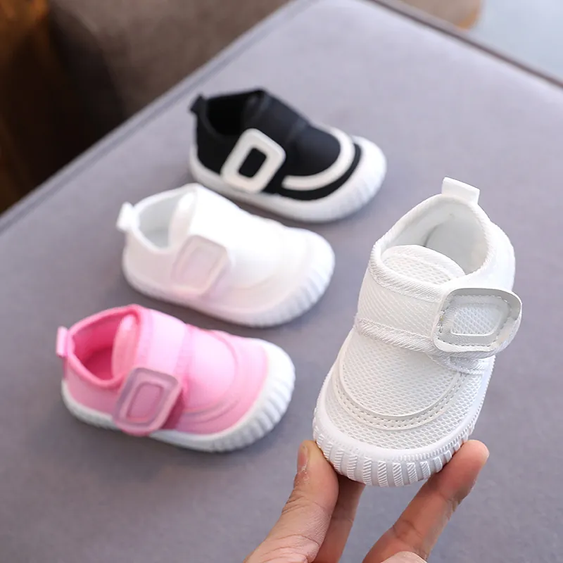 Infant Baby First Walker Shoes Breathable Mesh Soft Sole Anti-Slip Toddler Shoes For Boys Girls Casual Prewalker Single Shoes