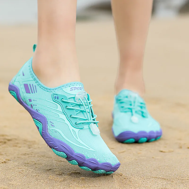 Outdoor Watersportschoenen Sneldrogende Strandschoenen Antislip Aqua Schoenen Voor Waden Duiken Fitness Fietsen Vissen Bote Voeten Sokken