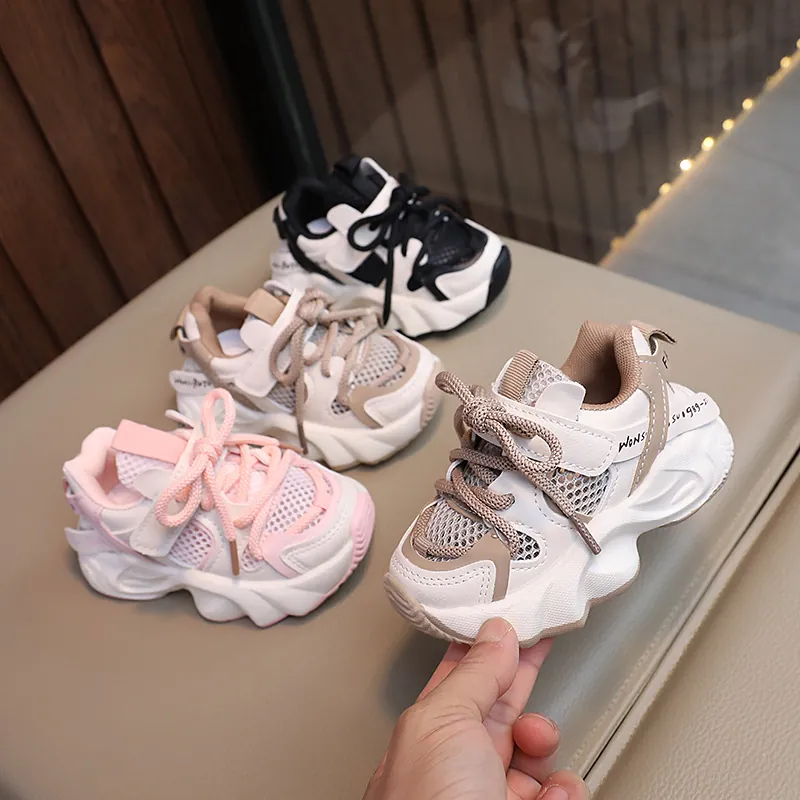 Kids Breathable Mesh Sneakers Lightweight Casual Running Shoes For Boys Girls Toddler School Daily Outdoor Sport Walking Shoes