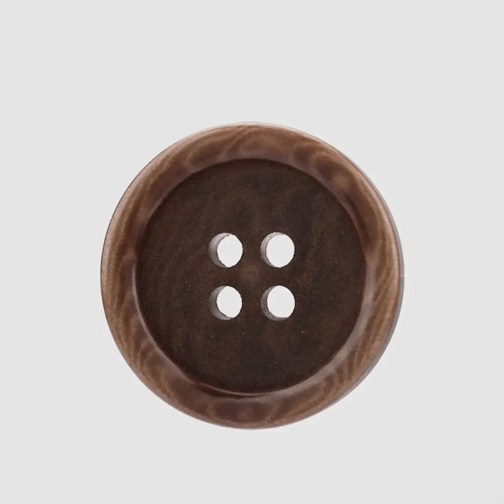Boutons Ronds à Quatre Trous en Corozo Naturel pour Costume Blazer Manteaux Style Élégant Accessoires de Vêtement