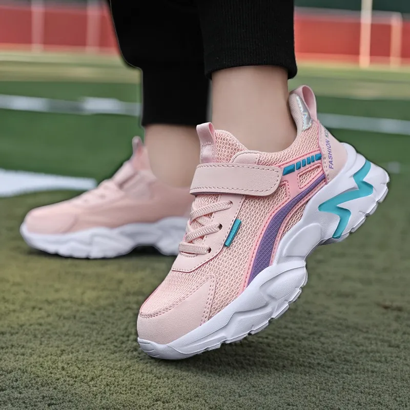 Breathable Kids Mesh Sneakers Lightweight Running Shoes For Boys Girls Casual Outdoor Sports Footwear Fashion Walking Shoes