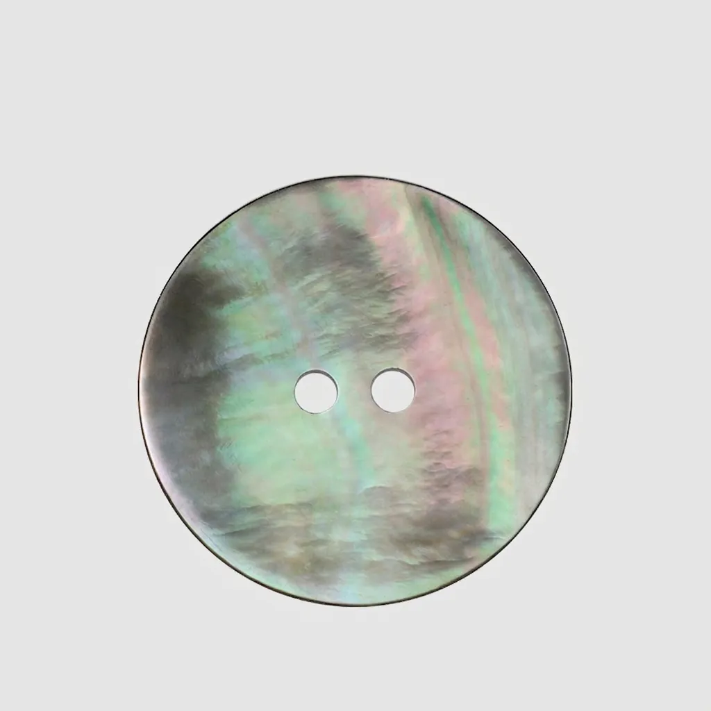 Natural Black Mother Of Pearl Shell Buttons High End Round Iridescent Decorative Buttons For Coats Suits Shirts Blazers