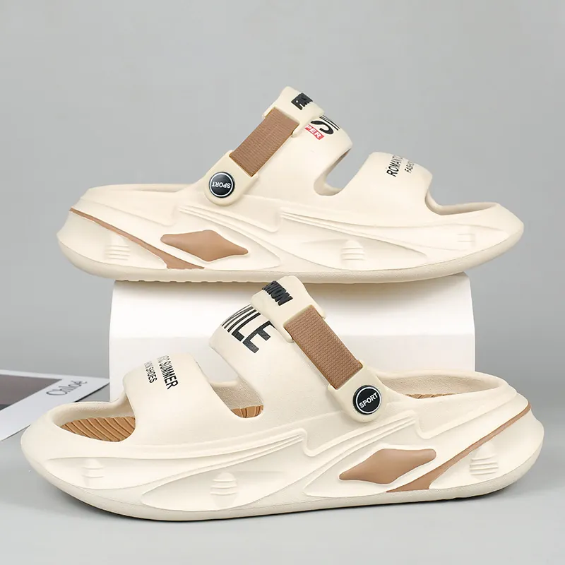 Men Summer Clogs Sandals EVA Platform Dual Use Slipper Casual Sporty Beach Outdoor Walking Shoes For Men Lightweight