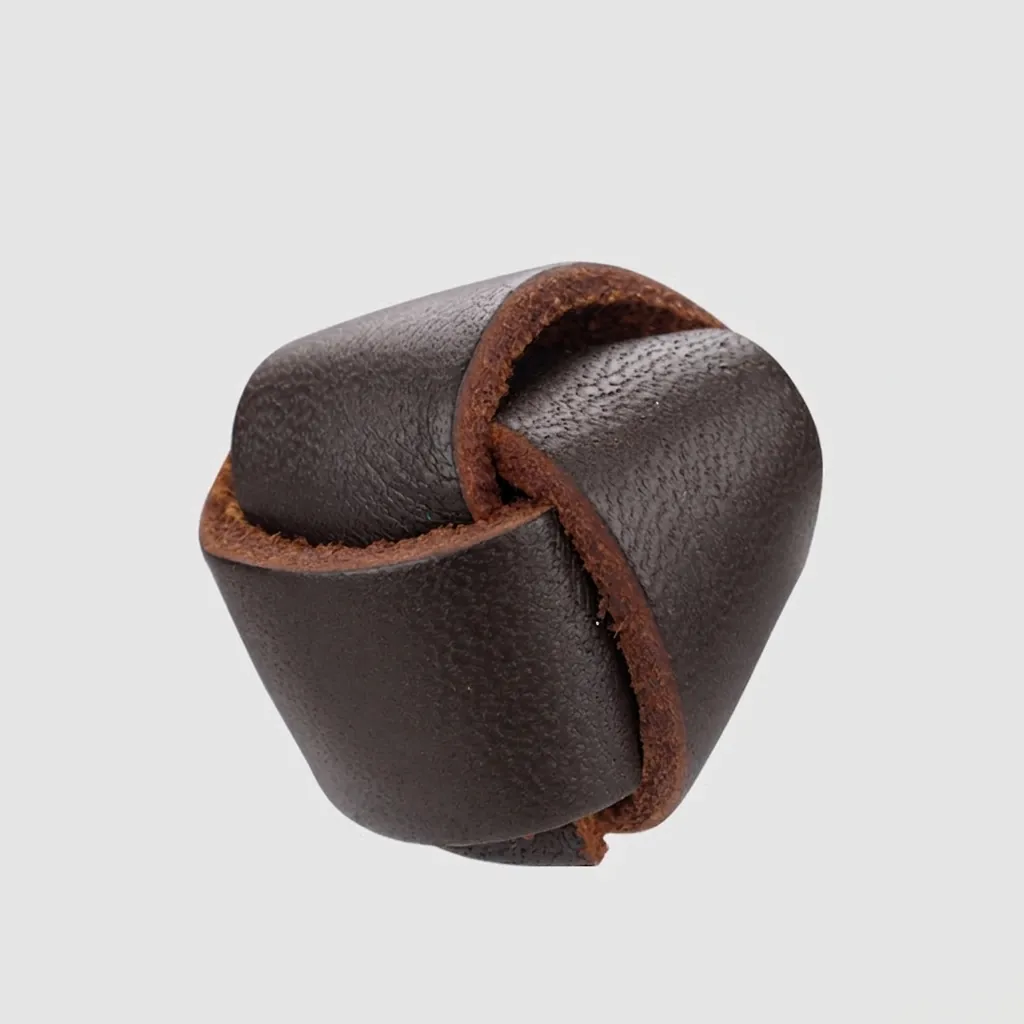 Boutons en Cuir de Vache Tressés à la Main Boutons de Nœud Décoratifs Vintage pour Manteaux Pulls Vestes Accessoires de Vêtements Haut de Gamme