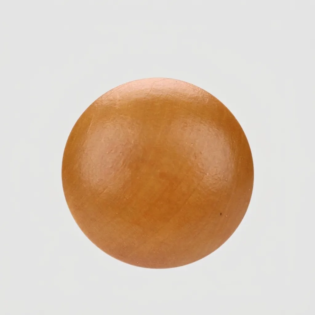 Natural Poplar Wood Buttons Round Shank Metal Back For Coats Suits Clothing Accessories Chinese Style Vintage Wood Pattern