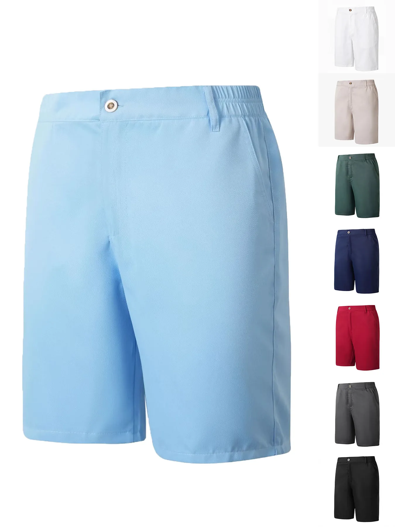 Herren Casual Sport Shorts Schnelltrocknend Atmungsaktiv Sommer Laufen Fitness Training Twill Unterteil Einfarbig Herren