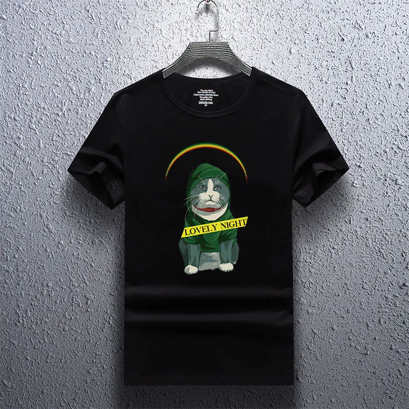 Parches de Transferencia de Calor de Gato de Dibujos Animados Pegatinas para Planchar DIY Lavables Elásticas para Camiseta Bolso Sombrero