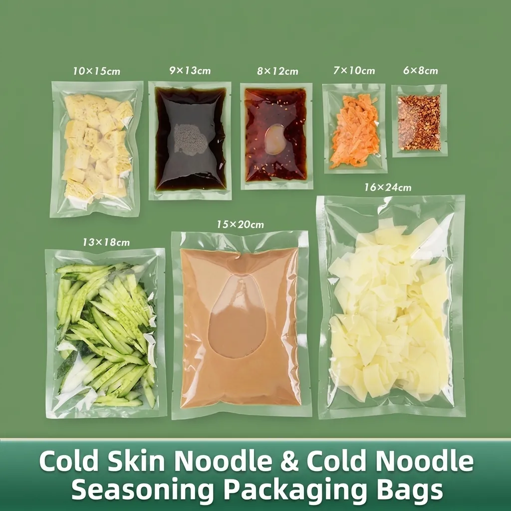 100-1000 Pezzi Sacchetti per Sottovuoto Alimentari in Composito PET PE Trasparenti Sigillati a Caldo Ispessiti Facili da Strappare Anti-perdite per Salse Liquidi Cucina