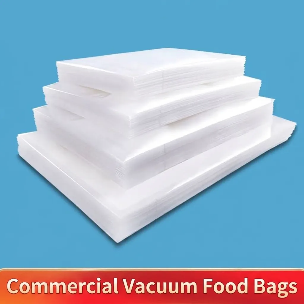 Food Grade Vacuum Sealer Bags Transparent High Transparency Composite Packaging Bag For Commercial Home Food Storage