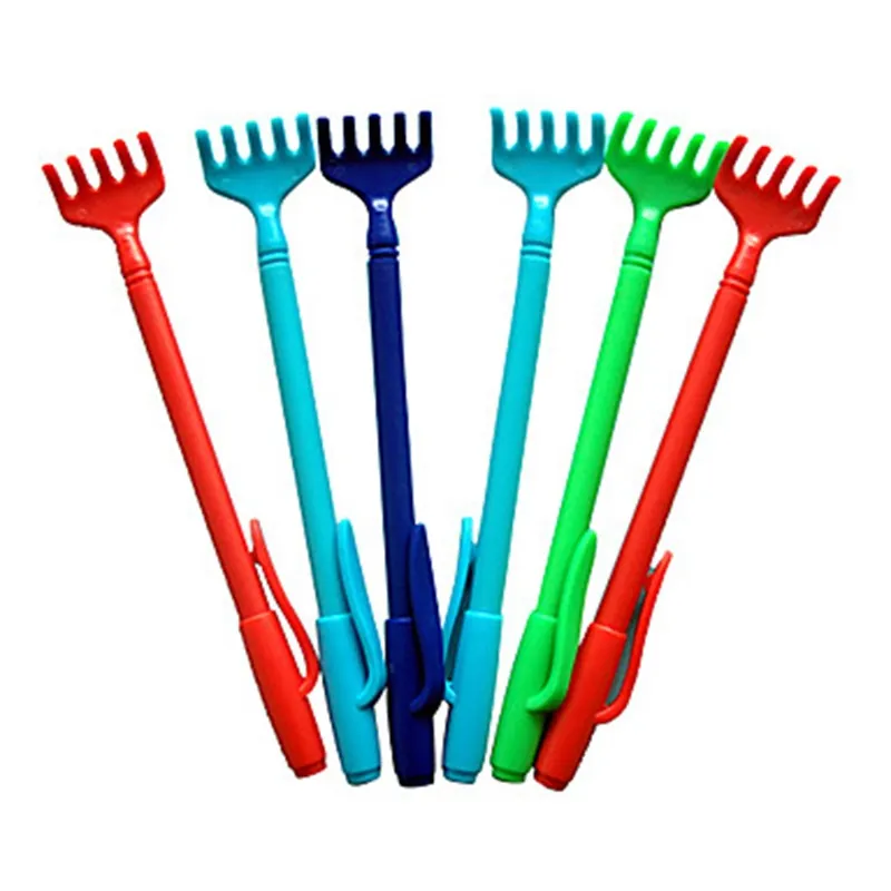 Telescopic Stainless Steel Back Scratcher Extendable Body Massage Tool With Pen Clip Portable Handheld Relief Scratching Claw For Seniors