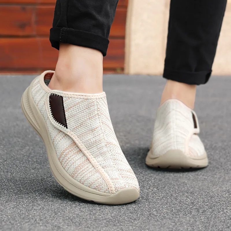 Chaussures Décontractées Plateforme en Maille Respirante pour Femmes Baskets de Marche Légères Mode Sport Plein Air Confortable