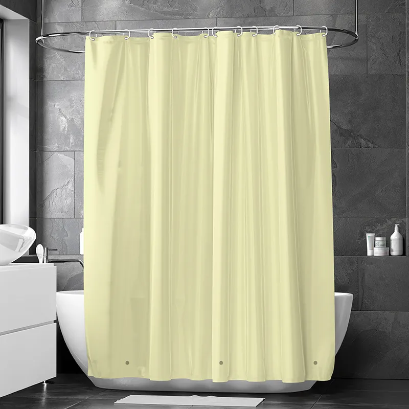 Waterdicht Verdikt PEVA Douchegordijn met Haken Schimmelbestendig Zwaar Douchegordijn voor Badkamer Decoratie