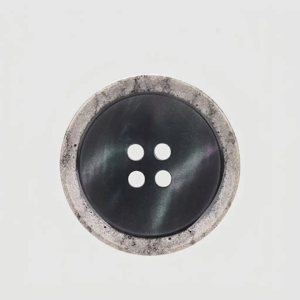 Japanese High-end Resin Buttons For Suits Coats Shirts 4-Hole Round Marble Pattern Decorative Sewing Buttons 15-23mm