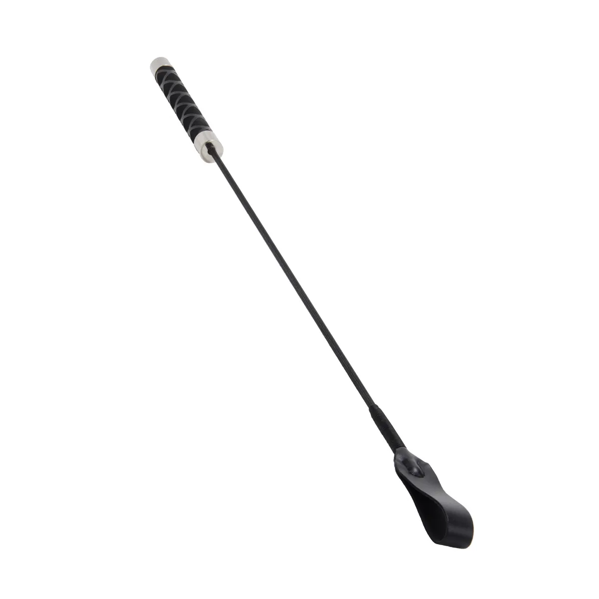 Professional Pet Dog Training Whip Stick With Frosted Anti-Slip Handle Durable Flexible Plastic Training Tool For Dogs Black