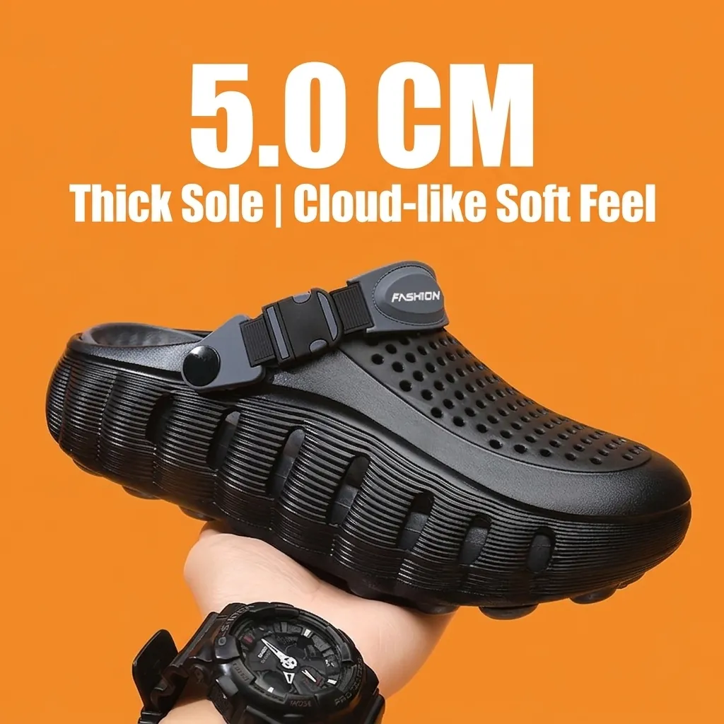 Plateau EVA Clog Sandalen Atmungsaktiv Leicht Dicke Sohle Gartenschuhe Rutschfeste Strand Slides Für Herren Damen Sommer Outdoor