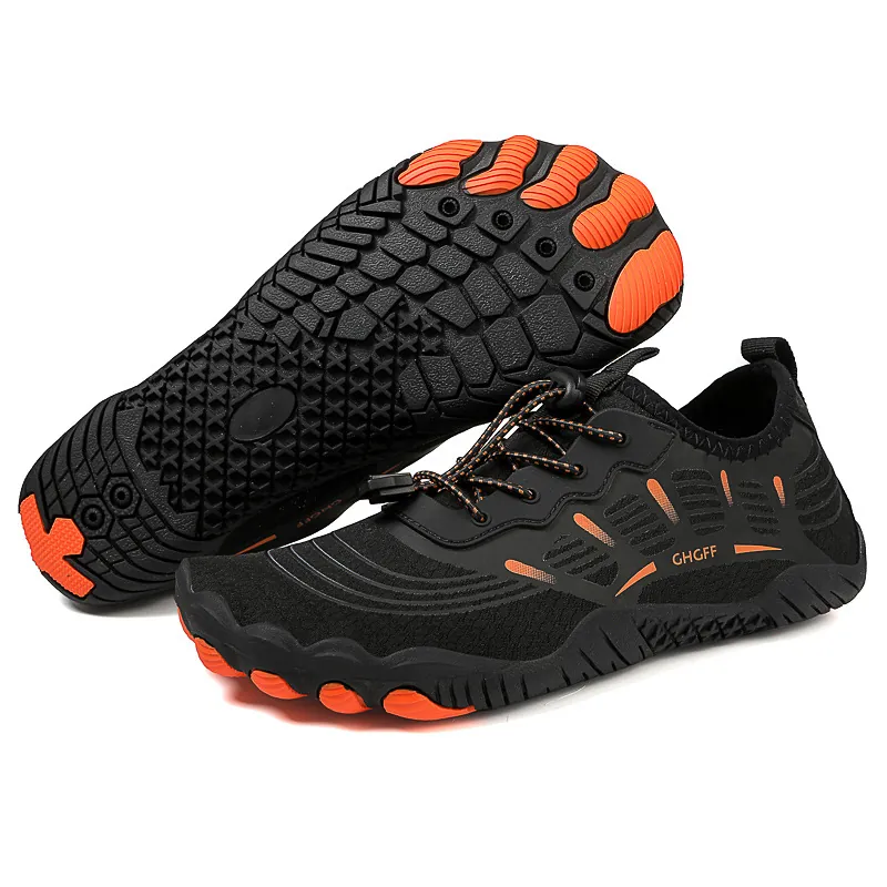Unisex Wading Shoes Quick Drying Water Shoes Barefoot Beach Surf Sports Shoes Non-Slip Rubber Sole Wading Footwear For Outdoor Fitness Gym