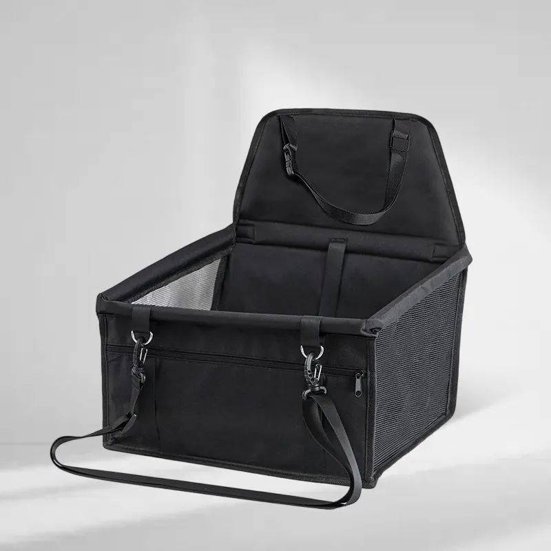 Waterproof Oxford Cloth Pet Car Carrier Bag Folding Breathable Mesh Pet Travel Safety Seat Basket For Small Dogs Cats