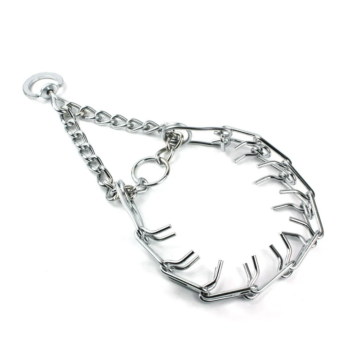 Professionelles Eisen Stachelhalsband Für Hunde Einstellbares Abnehmbares Gliederkette Eisen Würgehalsband Zur Korrektur Des Hundeverhaltens Training