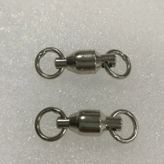 Stainless Steel Universal Swivel Ring For Parrot Leg Ring Chain Connector Welding Bearing Double Loop Bird Accessories