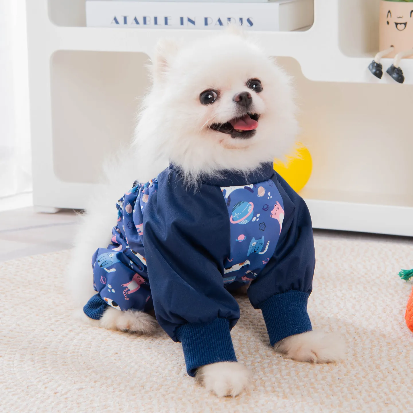 Dog Protective Pants Waterproof Anti-Dust Four-Legged Clothes For Small Dogs Outdoor Leg Sleeves Teddy Bichon Pet Apparel