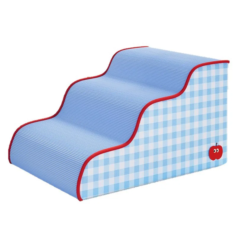 Haustier Treppe Hund Rampe Für Kleine Hunde Schwamm Leiter Stufen Rutschfeste Kletterhilfe Mit Abnehmbarem Waschbarem Bezug Indoor Für Bett Sofa