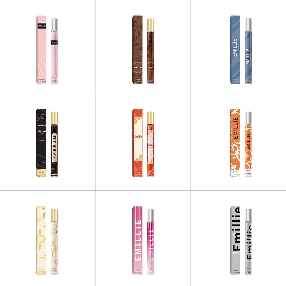 Emillie Parfum en Tube Portable Femme Senteur Florale Boisée Longue Durée Eau De Parfum Vaporisateur de Voyage