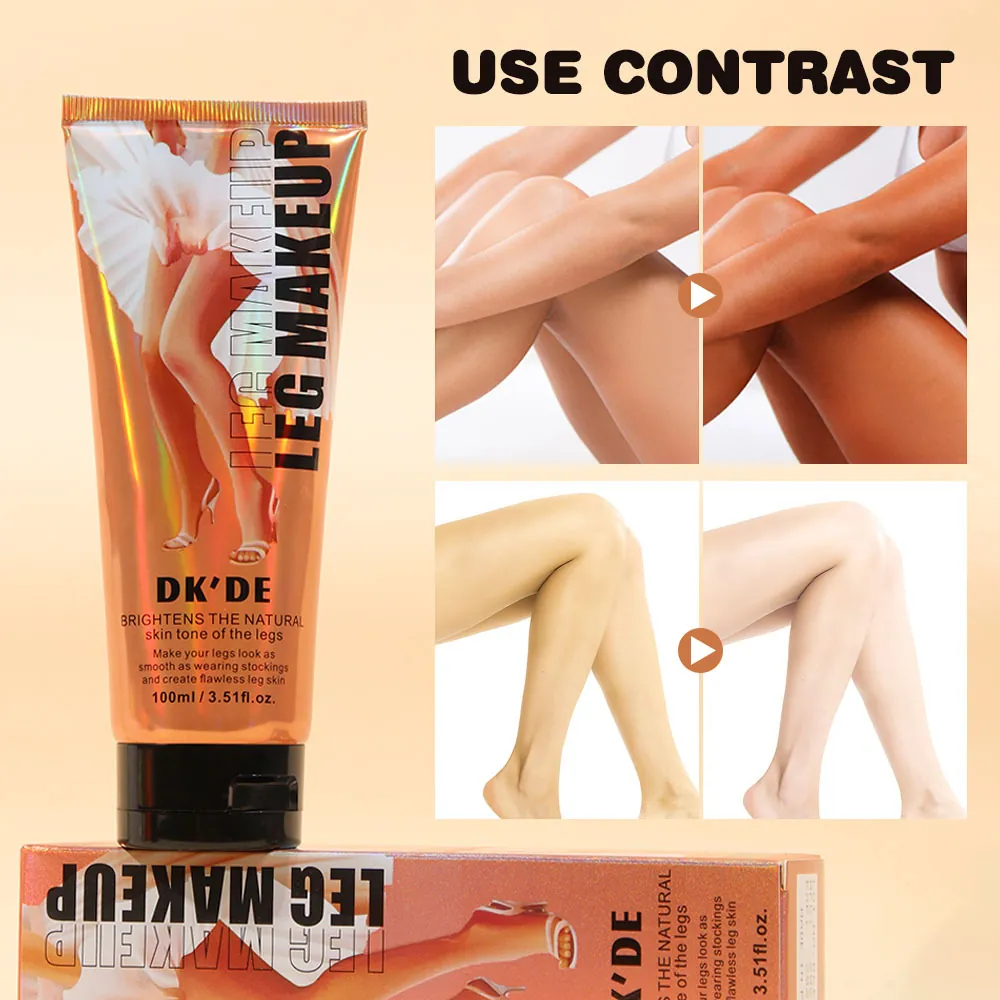 DK'DE Μακιγιάζ Ποδιών Κονσίλερ Σώματος Κρέμα Highlighter Αδιάβροχη Μεγάλης Διάρκειας Glow Foundation Σώματος για Γυναίκες Λάμψη