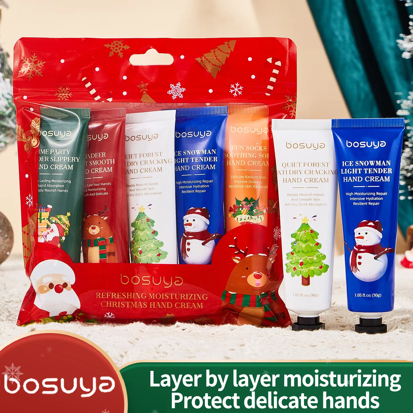 Christmas Hand Cream Moisturizing Nourishing Hand Lotion Gift Skin Care For Women Holiday Present