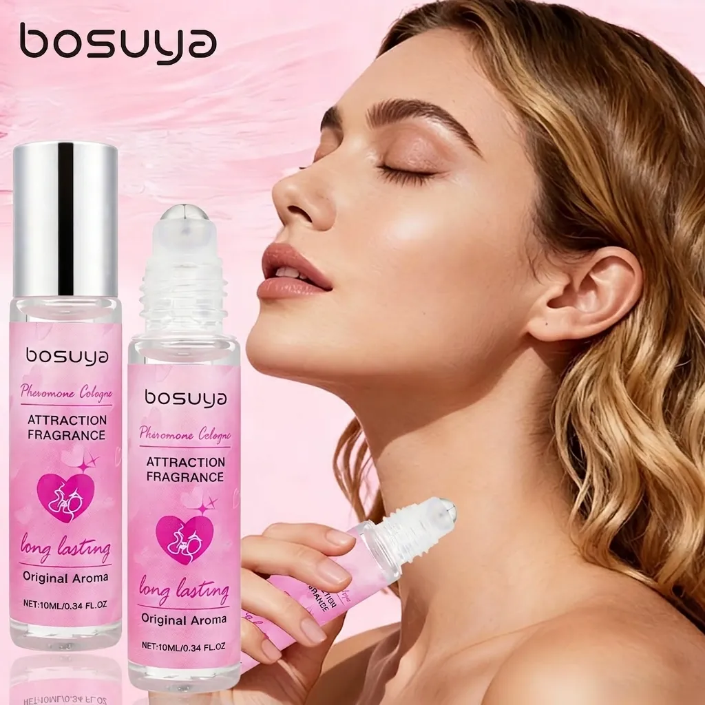 Huile Essentielle de Parfum Roll-on aux Phéromones Fleur d'Oranger pour Femme Longue Durée Sans Alcool Parfum Portable Bouteille en Verre