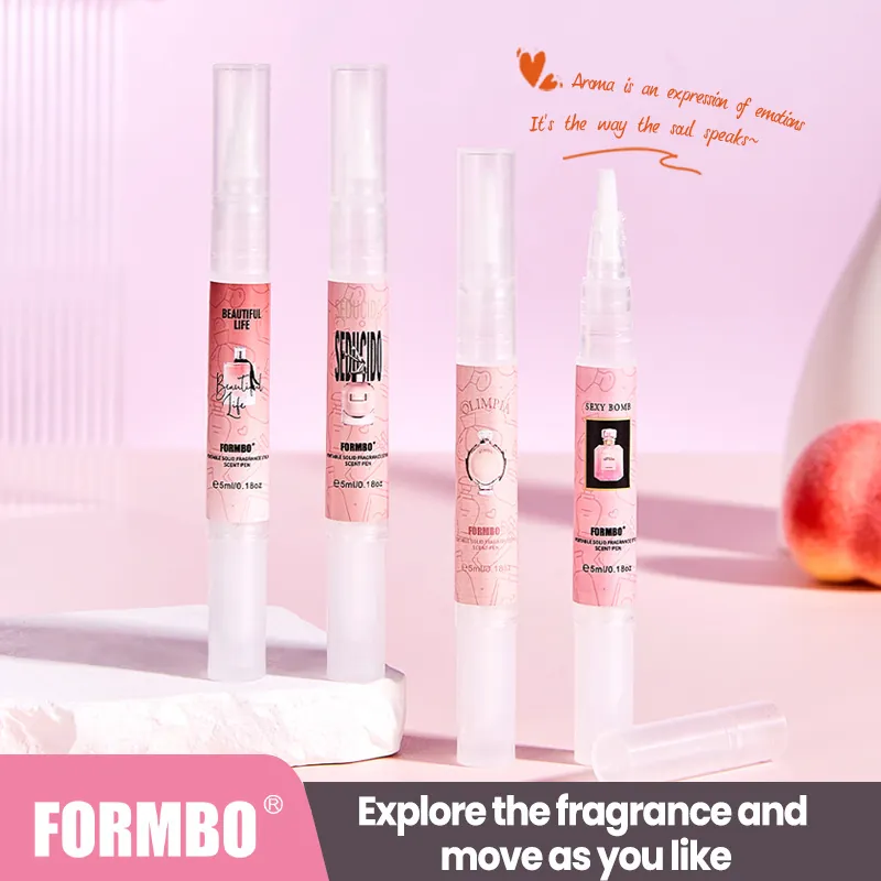 FORMBO Portable Perfume Pen Long Lasting Fragrance Liquid Scent Pen For Travel Women Daily Fresh Floral Body Deodorant