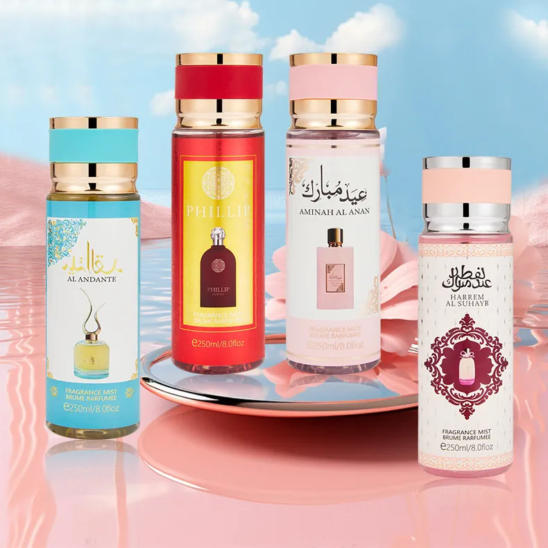 Brume Parfumée Neutre pour le Corps Style Dubaï Parfum de Luxe du Moyen-Orient Longue Durée pour Hommes et Femmes