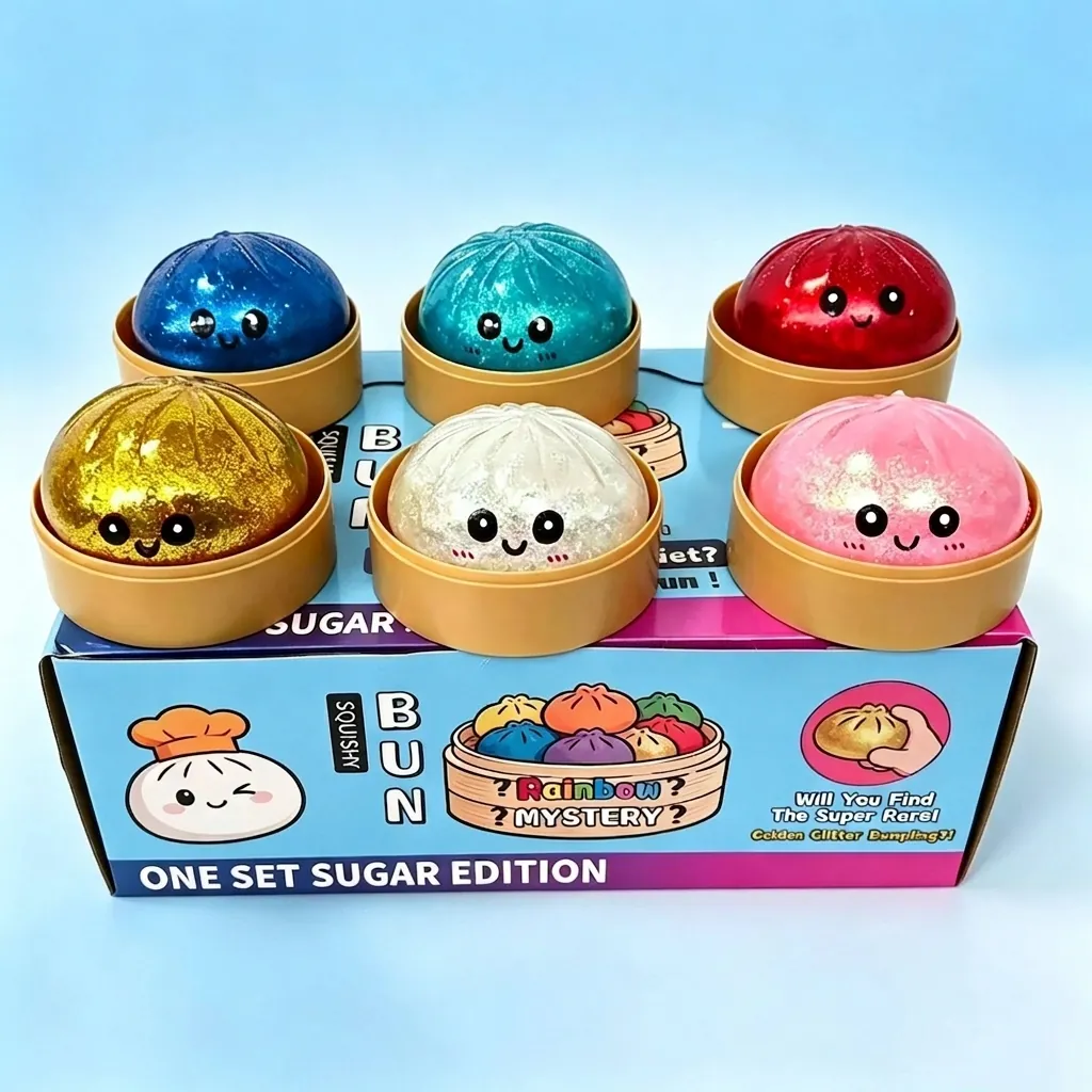 Προσομοίωση Ψωμάκι Squishy Fidget Παιχνίδι Γεμιστό Με Μαλτόζη Αργή Επαναφορά Χρυσόσκονη Ανακούφιση Από Το Στρες Παιχνίδι Με Ατμομάγειρα