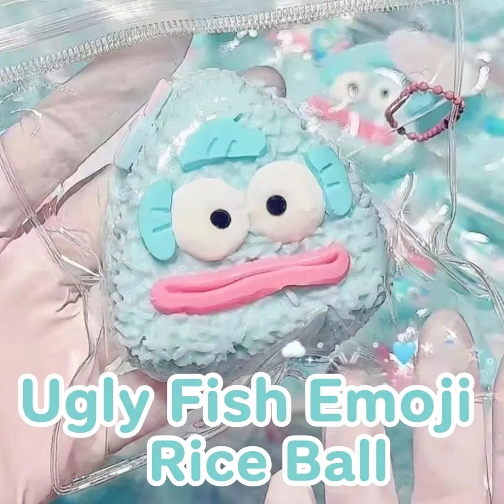 Onigiri Jaune d'Œuf Squishy Jouet Anti-stress Silicone Alimentaire Remplissage d'Eau Texture Crémeuse Jouet à Presser Cadeau