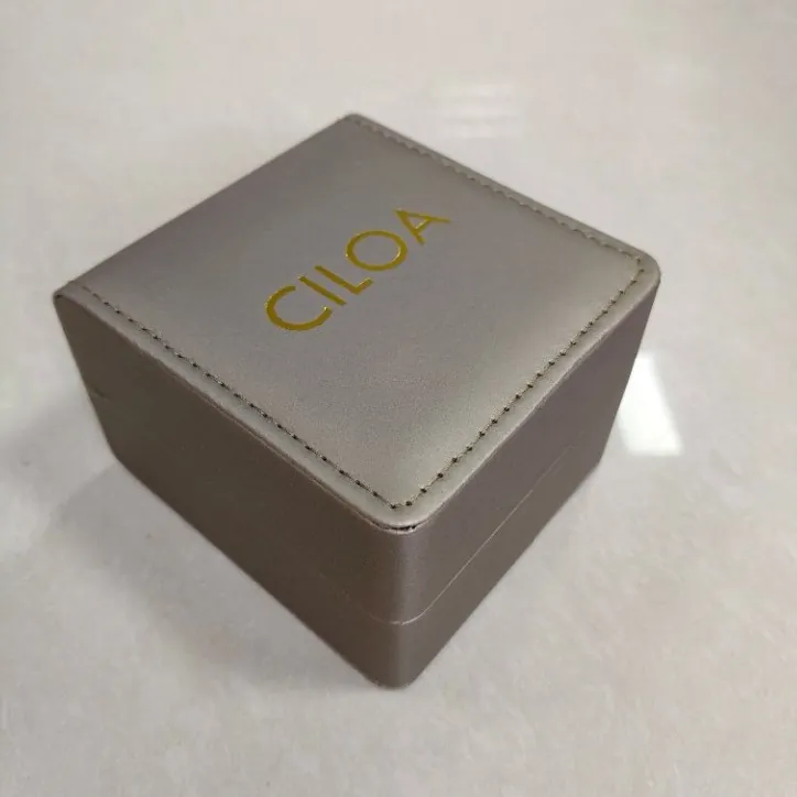 CILOA Tragbare Uhrenbox Rechteck Quadrat PU Leder Uhrenaufbewahrung Koffer Für Herren Damen Schmuck Geschenkbox Organizer