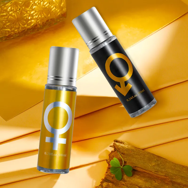 Portable Pheromone Rollerball Perfume For Couples Dating Long Lasting Fruity Fragrance Essential Oil Perfume For Men Women