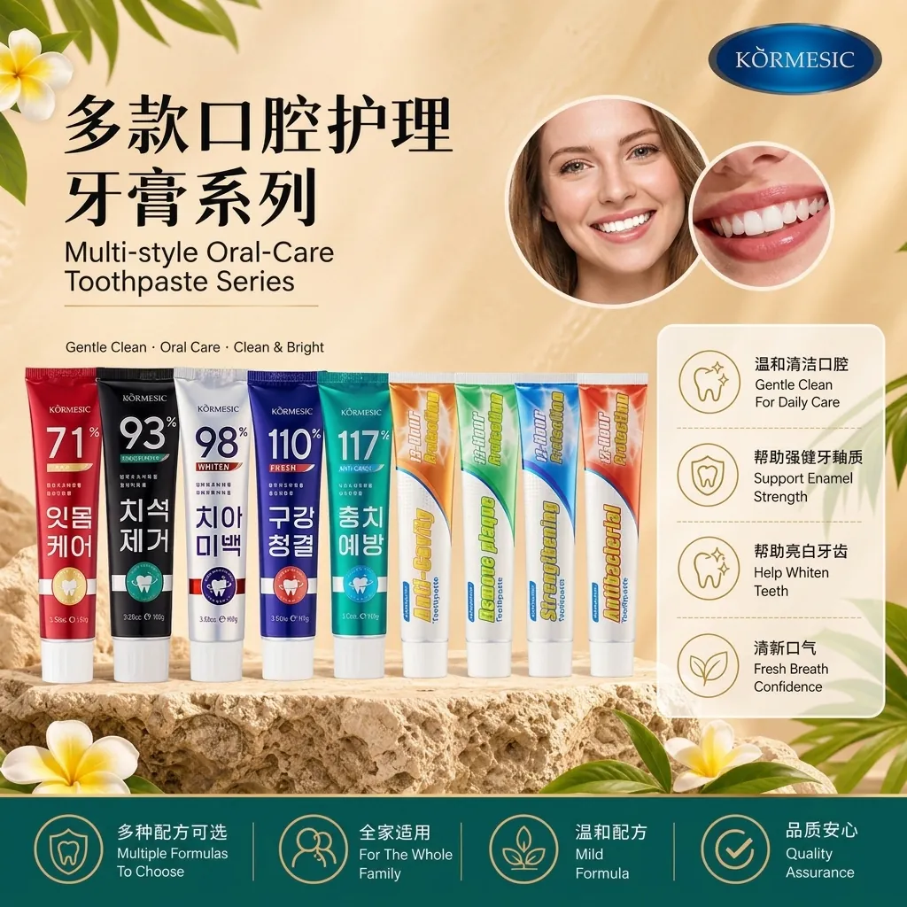 Pasta de Dientes KORMESIC para el Cuidado Bucal Aliento Fresco Blanqueamiento Dental Limpieza Profunda Eliminación de Sarro