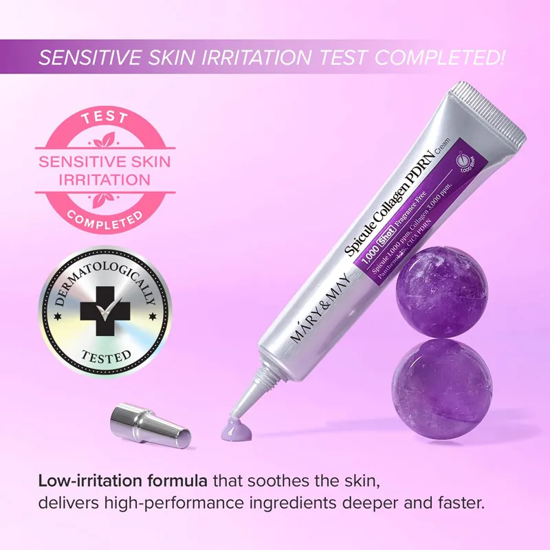 Microneedle Collagen PDRN Face Cream Firming Repairing Treatment Body Heating Massage Cream Skin Whitening Moisturizer Skincare