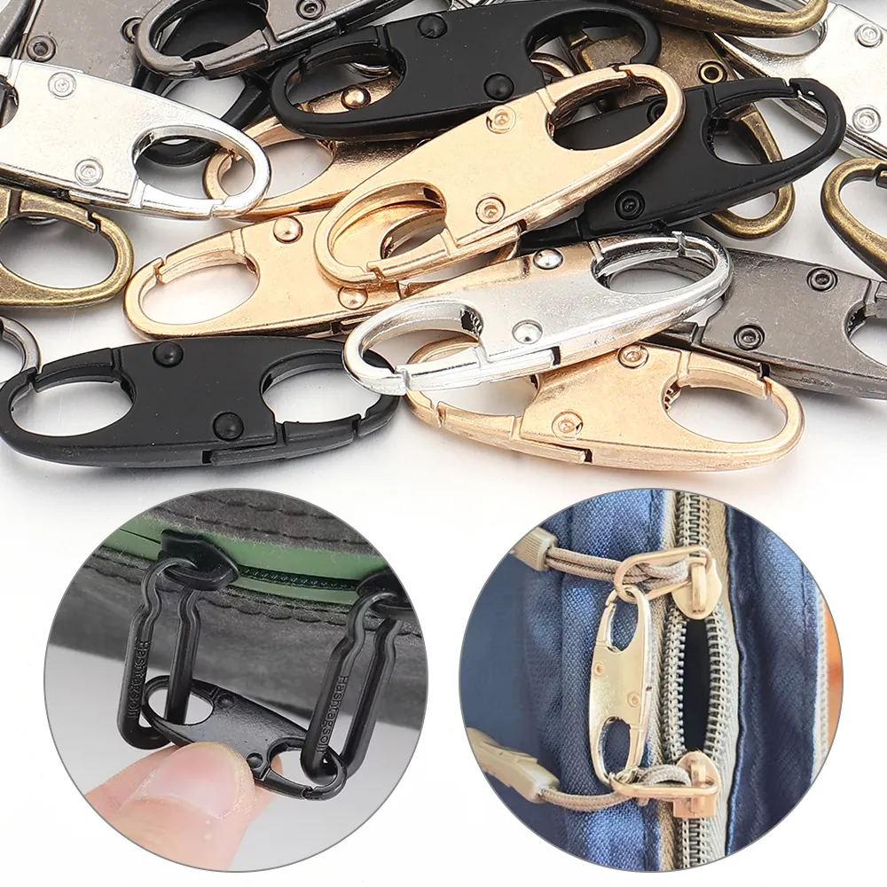 Tirette de Fermeture Éclair Amovible en Alliage de Zinc Remplacement Universel en Métal Sans Outil pour Sac Veste Bottes