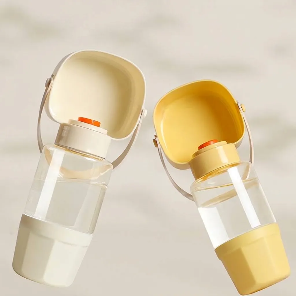 Draagbare Drinkfles Huisdier Outdoor Reizen Hondenfeeder Voerbak Voor Kat Hond Lekkagevrije Drinkbeker Voedselcontainer Accessoires