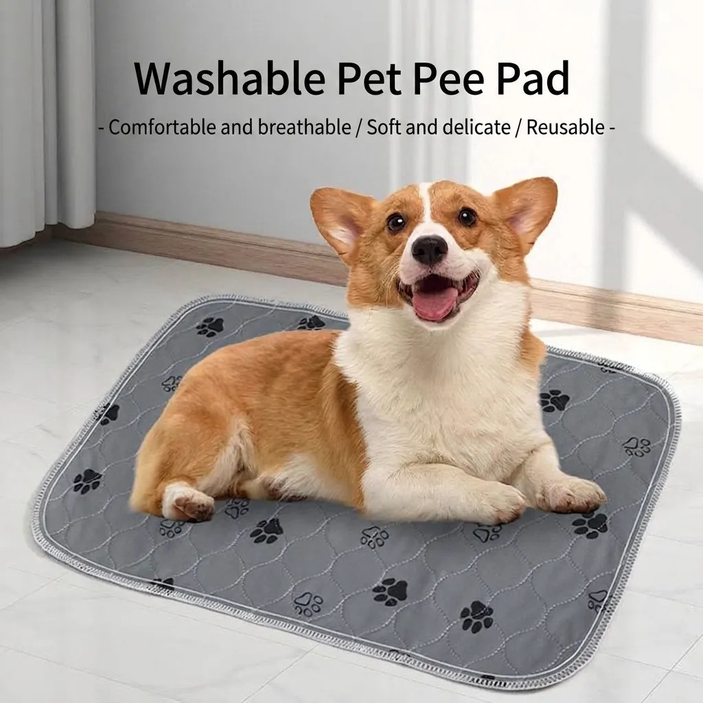 Wasbare Herbruikbare Trainingsmat Huisdieren Sterk Absorberende Fleece Hondenluier Mat Waterdicht Antislip Puppy Mat Voor Honden Katten