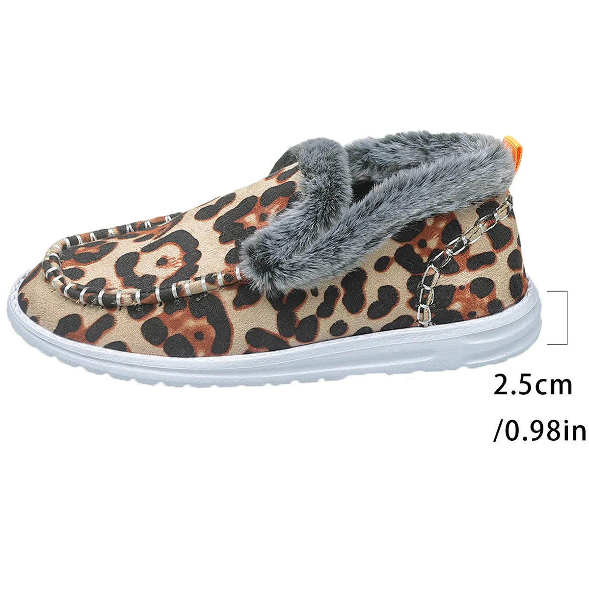 Scarpe da Neve Invernali da Donna in Velluto a Coste Foderate in Pile Taglie Forti Calde Pantofole da Casa in Peluche Scarpe di Cotone Piatte