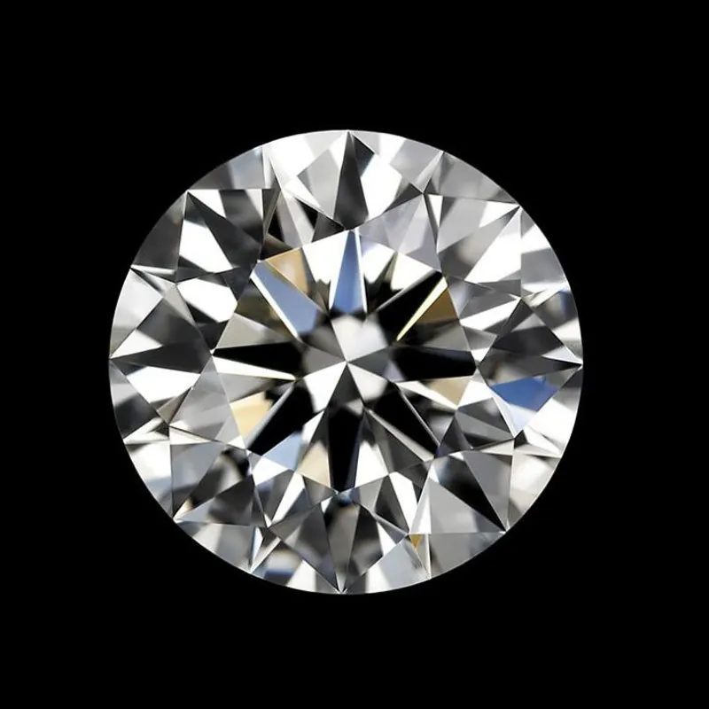 GRA EF Kleur Superwit Moissaniet Losse Steen Rond Briljant Hearts and Arrows Slijpvorm Hoogwaardige Edelsteen Voor Sieraden DIY