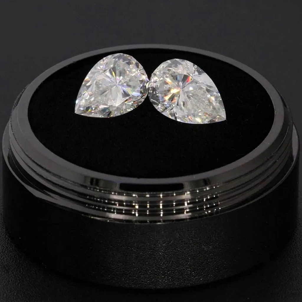 Hoge Kwaliteit Moissaniet Losse Steen Peervorm Waterdruppelvorm DF Kleur Moissaniet Diamant Met GRA Certificaat Voor Sieraden