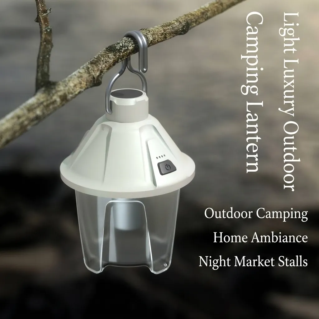Retro Pinecone LED Camping Lantern Rechargeable Portable Tent Light Vintage Atmosphere Outdoor Hanging Camp Lamp Waterproof Night Light