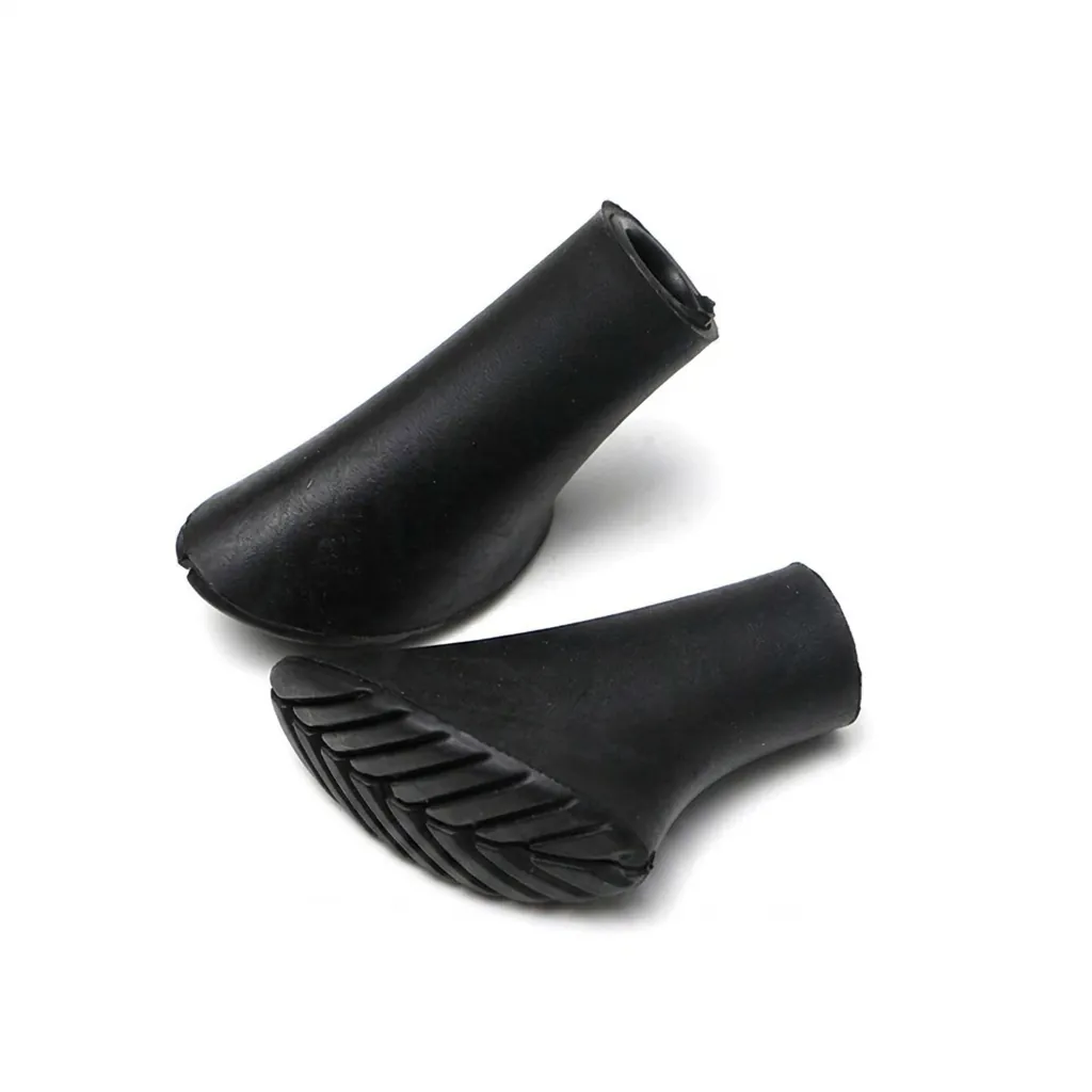 Protection de Pointe en Caoutchouc Antidérapante pour Bâton de Marche Forme Sabot de Cheval Accessoires de Randonnée