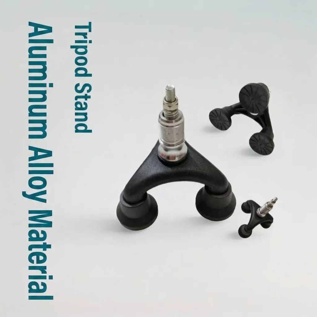 Non-Slip Tripod Rubber Base For Walking Stick Elderly Cane Accessories Replacement Tip Aluminum Alloy Walking Stick Foot Pad