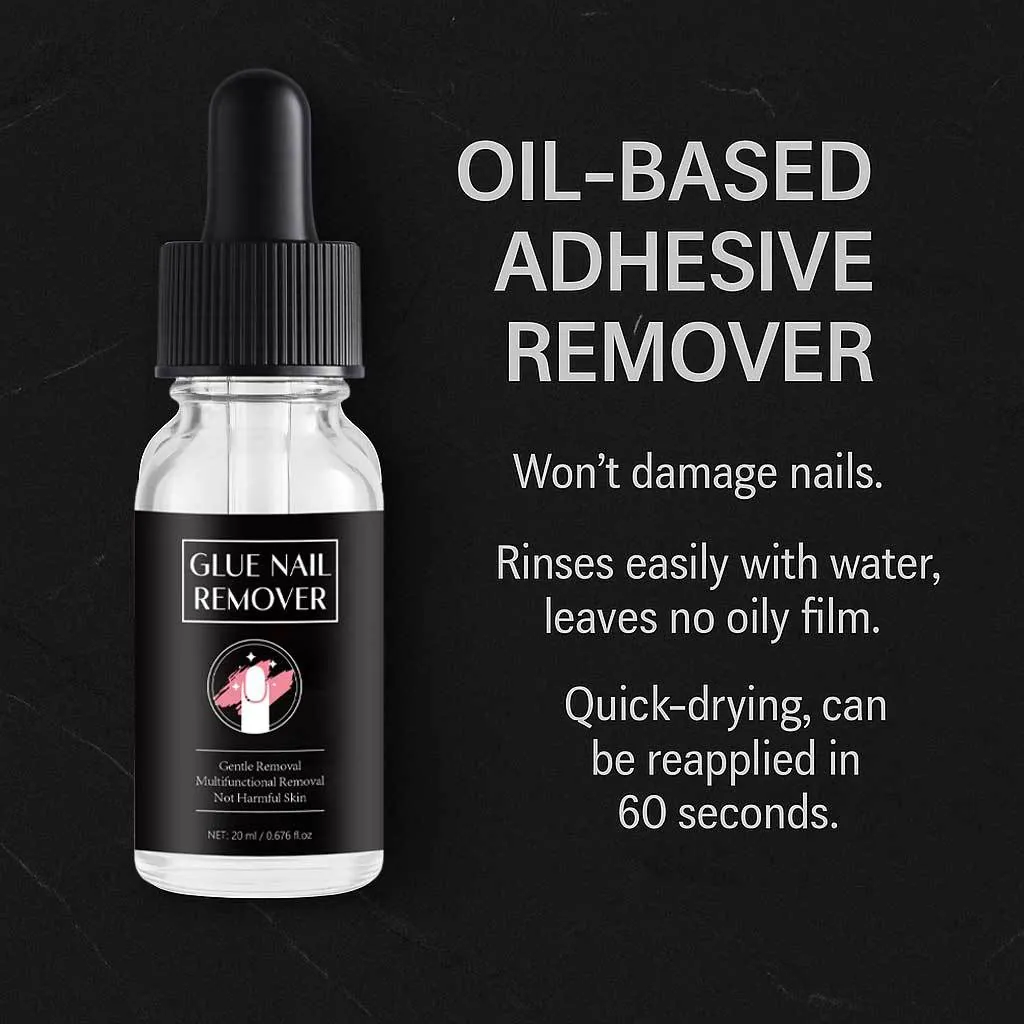Gentle Nail Glue Remover Professional Liquid Softener Transparent Glue Remover For False Nails And Extension Gel