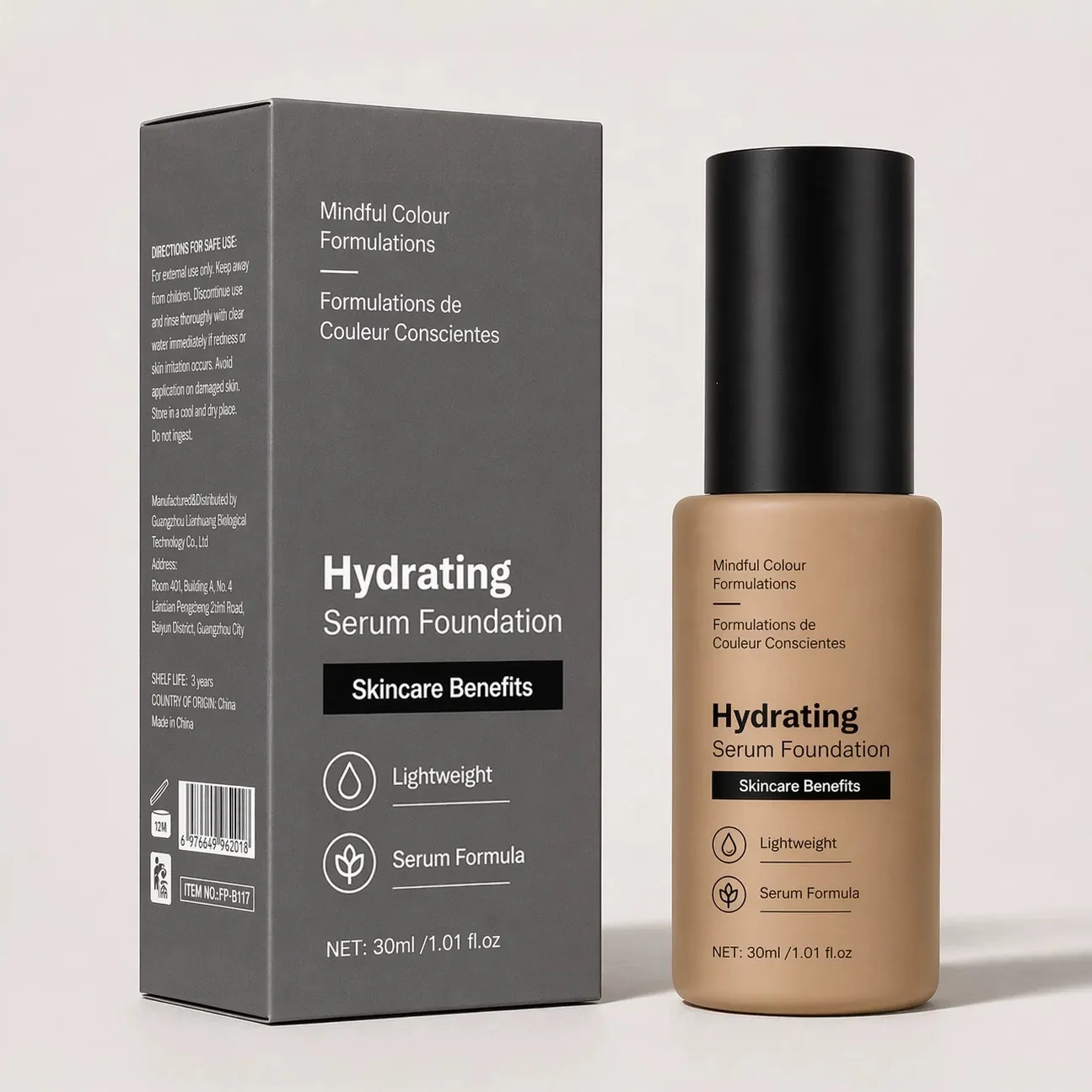 Hydraterende Serum Foundation Lichtgewicht Natuurlijke Finish Vloeibare Foundation Voor Gezichtsmake-up Met Huidverzorgingsvoordelen Minimalistische Essence Foundation