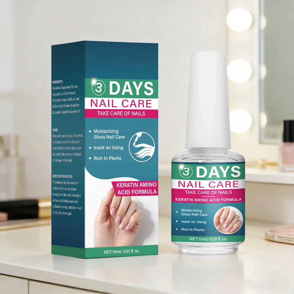 Fast Acting Nail Care Repair Serum Keratin Amino Acid Formula Strengthening Moisturizing Brightening Treatment Essence For Damaged Nails Women Beauty Daily Care