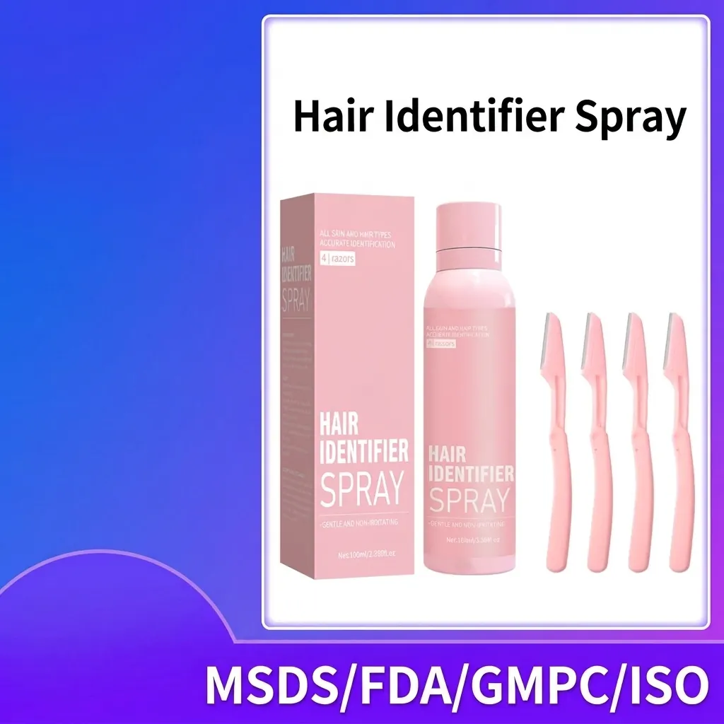 Pansly Σπρέι Αναγνώρισης Τριχών για Dermaplaning Προσώπου Σετ Περιλαμβάνει Ροζ Ξυραφάκια Ήπια Φυτικά Εκχυλίσματα για Λείο Δέρμα Γυναίκες